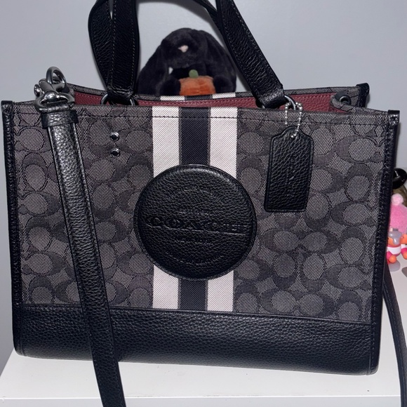 Coach Dempsey 30 Jacquard Tote Bag - Picture 1 of 4